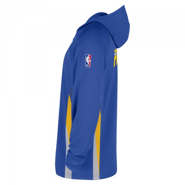 Indiana Pacers Nike Blue 2025/26 City Edition Remix Authentic On-Court Quarter-Zip Dri-FIT Hooded Jacket