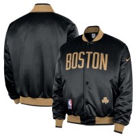 Бомбер Boston Celtics Nike 2025/26 City Edition Remix Courtside - Black