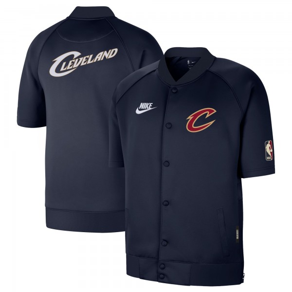 Футболка на кнопках Cleveland Cavaliers Nike Navy Classic Edition Hardwood Classics Authentic On-Court Game