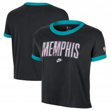 Футболка Женская Memphis Grizzlies Nike Black Classic Edition HardЖенская od Classics Essential Vintage Ringer