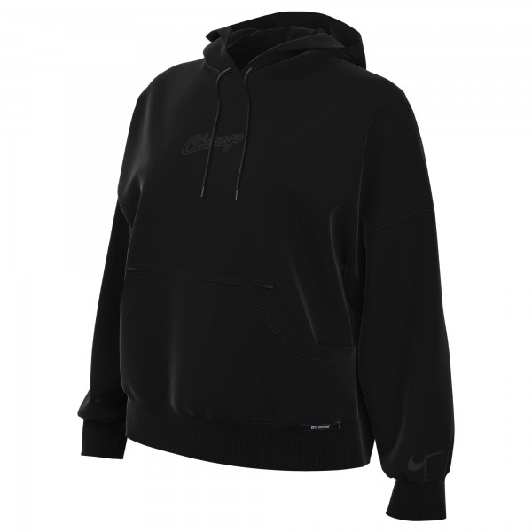 Толстовка Chicago Bulls Nike Wo2025/26 City Edition Remix Premium Fleece - Black