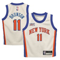 Джерси Jalen Brunson New York Knicks Nike Preschool 2025/26 City Edition Swingman - Cream