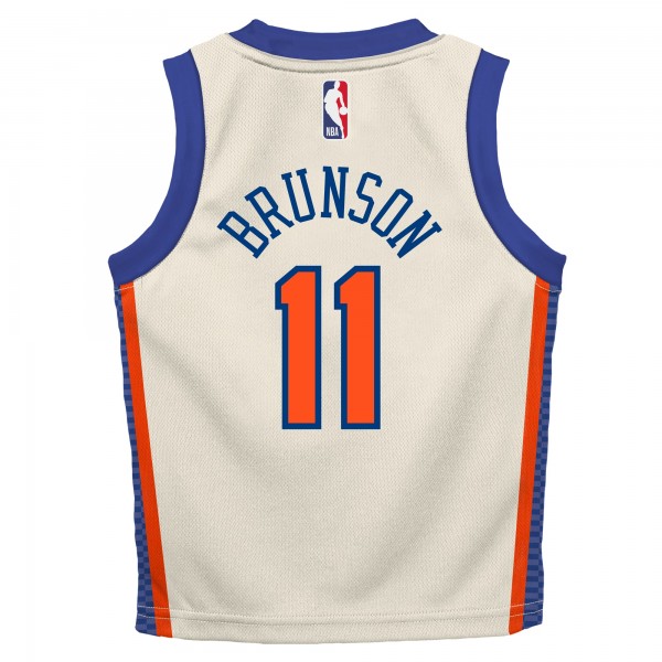 Джерси Jalen Brunson New York Knicks Nike Preschool 2025/26 City Edition Swingman - Cream