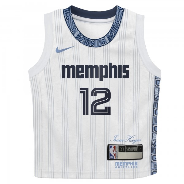 Джерси Ja Morant Memphis Grizzlies Nike Preschool 2025/26 City Edition Swingman - White