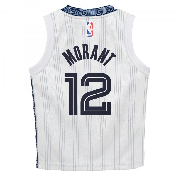 Джерси Ja Morant Memphis Grizzlies Nike Preschool 2025/26 City Edition Swingman - White