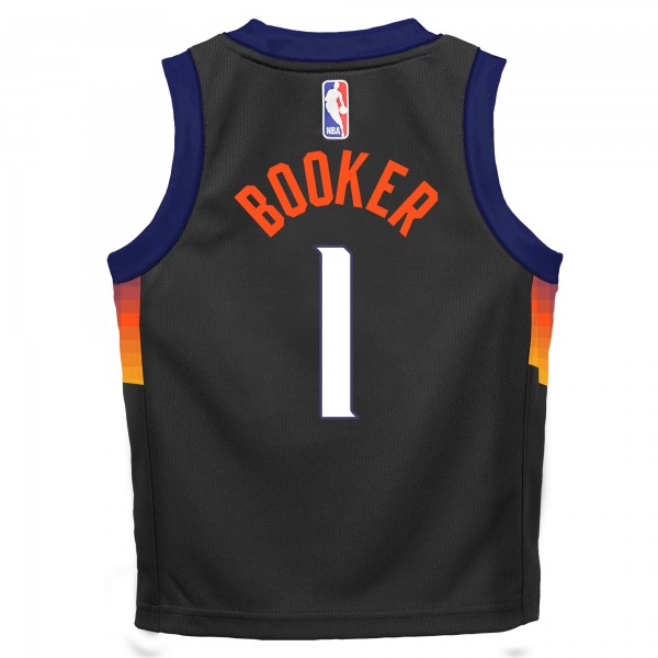 Джерси Devin Booker Phoenix Suns Nike Infant 2025/26 City Edition Swingman - Black