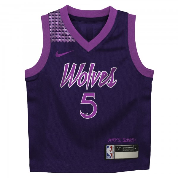 Джерси Anthony Edwards Minnesota Timberwolves Nike Infant 2025/26 City Edition Swingman - Purple