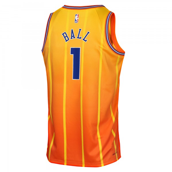 Подростковая Charlotte Hornets LaMelo Ball Nike Orange 2025/26 City Edition Swingman Jersey