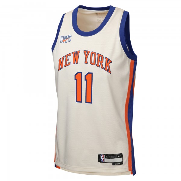 Подростковая New York Knicks Jalen Brunson Nike Cream 2025/26 City Edition Swingman Jersey