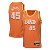 Подростковая Cleveland Cavaliers Donovan Mitchell Nike Orange 2025/26 City Edition Swingman Jersey