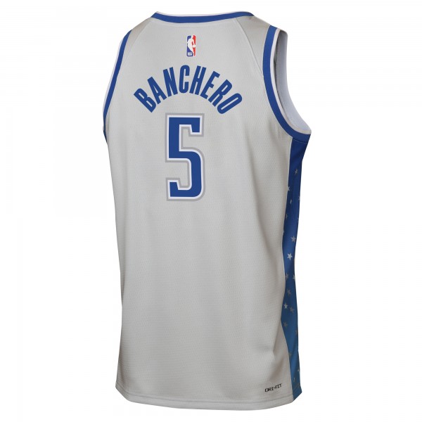 Подростковая Orlando Magic Paolo Banchero Nike Silver 2025/26 City Edition Swingman Jersey