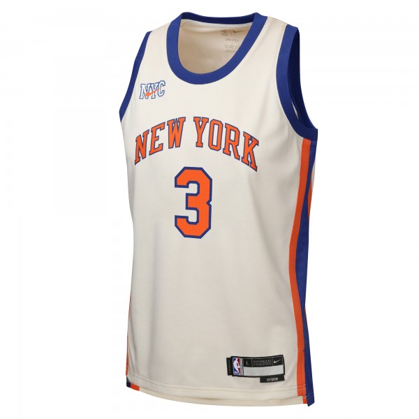 Подростковая New York Knicks Josh Hart Nike Cream 2025/26 City Edition Swingman Jersey