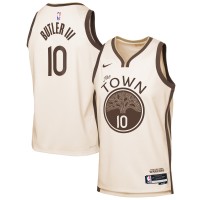 Подростковая Golden State Warriors Jimmy Butler III Nike Tan 2025/26 City Edition Swingman Jersey