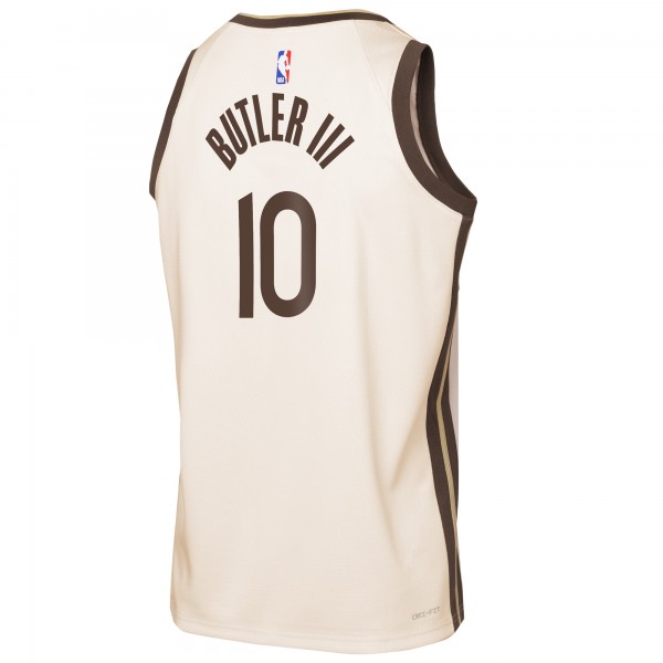 Подростковая Golden State Warriors Jimmy Butler III Nike Tan 2025/26 City Edition Swingman Jersey