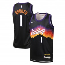Подростковая Phoenix Suns Devin Booker Nike Black 2025/26 City Edition Swingman Jersey