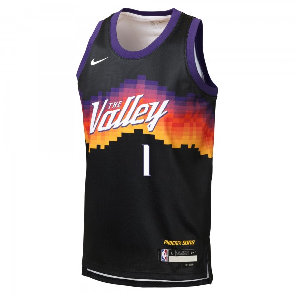 Подростковая Phoenix Suns Devin Booker Nike Black 2025/26 City Edition Swingman Jersey