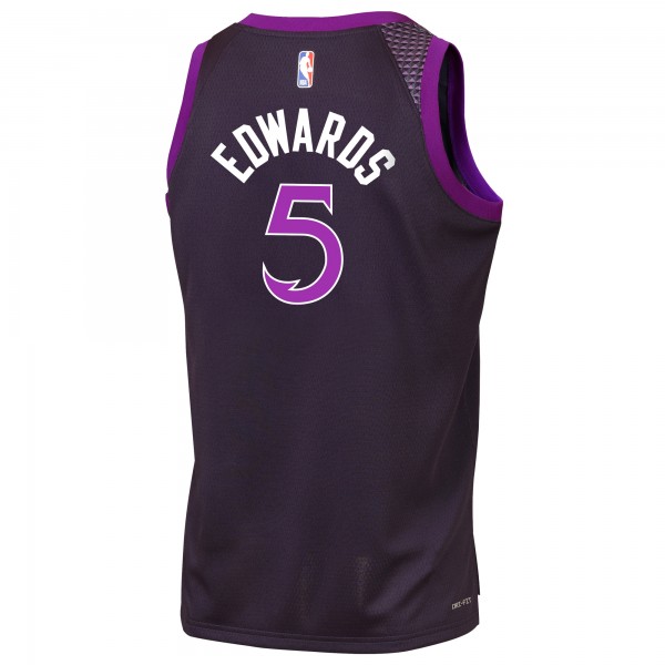 Подростковая Minnesota Timberwolves Anthony Edwards Nike Purple 2025/26 City Edition Swingman Jersey