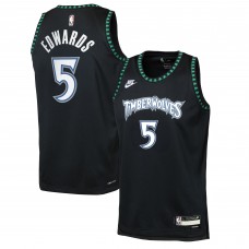 Игровая джерси Подростковая Minnesota Timberwolves Anthony Edwards Nike Black Swingman - Classic Edition