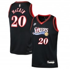 Игровая джерси Подростковая Philadelphia 76ers Jared McCain Nike Black Swingman - Classic Edition
