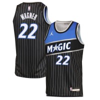 Игровая джерси Подростковая Orlando Magic Franz Wagner Jordan Brand Black Swingman - Statement Edition