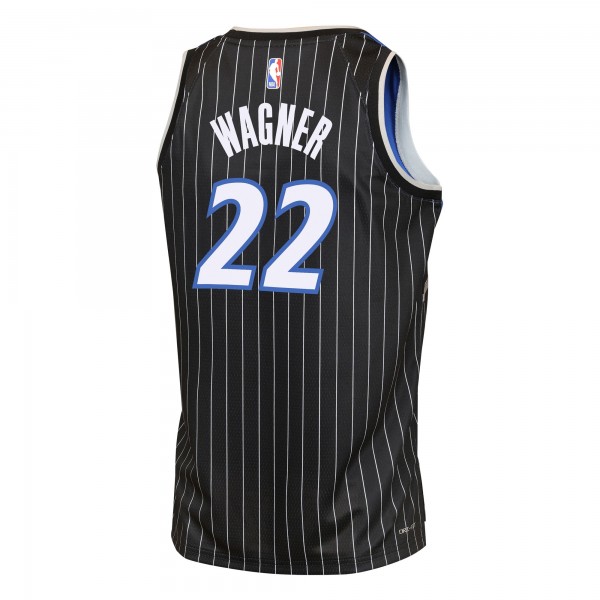 Игровая джерси Подростковая Orlando Magic Franz Wagner Jordan Brand Black Swingman - Statement Edition