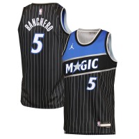 Игровая джерси Подростковая Orlando Magic Paolo Banchero Jordan Brand Black Swingman - Statement Edition