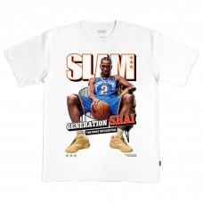 Футболка Unisex Oklahoma City Thunder Shai Gilgeous-Alexander SLAM White February/March 2025 Cover Graphic