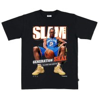 Футболка Unisex Oklahoma City Thunder Shai Gilgeous-Alexander SLAM Black February/March 2025 Cover Graphic