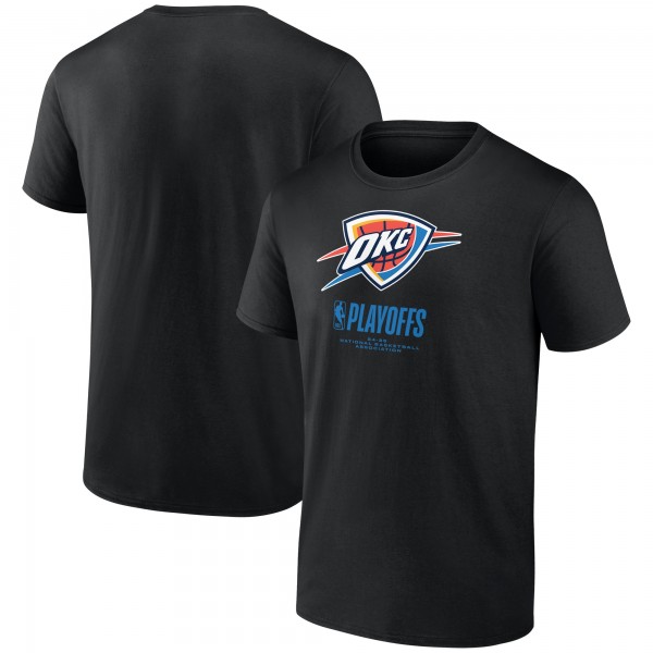 Футболка  Oklahoma City Thunder Black 2025 NBA Playoffs Alley Oop