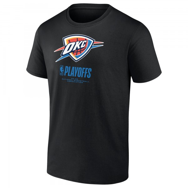 Футболка  Oklahoma City Thunder Black 2025 NBA Playoffs Alley Oop