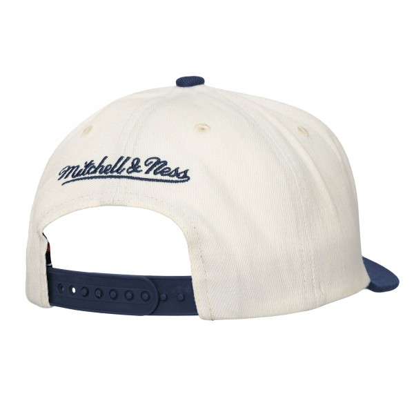 New York Yankees Mitchell & Ness Cream Stretch-Snapback Hat