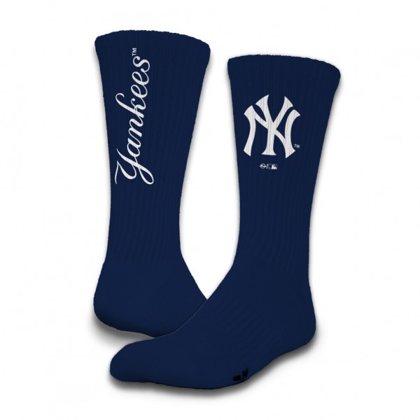 New York Yankees ISlide Three-Pack Lifestyle Crew Socks Set