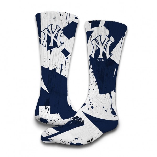 New York Yankees ISlide Three-Pack Lifestyle Crew Socks Set