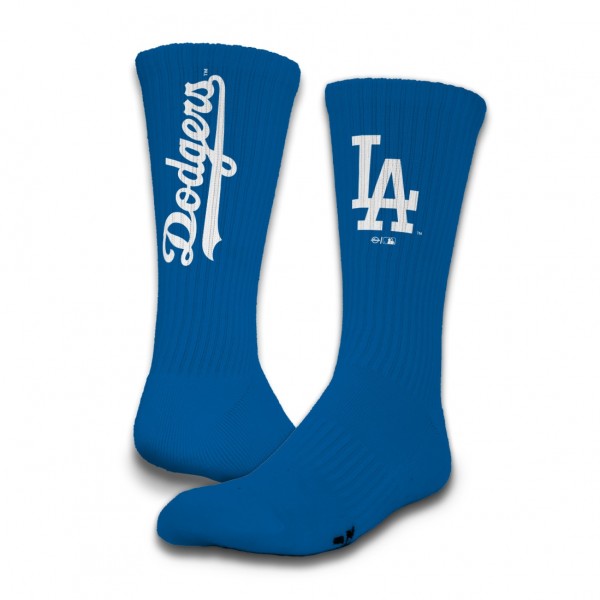 Los Angeles Dodgers ISlide Three-Pack Lifestyle Crew Socks Set