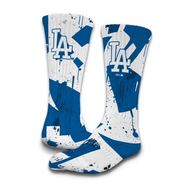 Los Angeles Dodgers ISlide Three-Pack Lifestyle Crew Socks Set