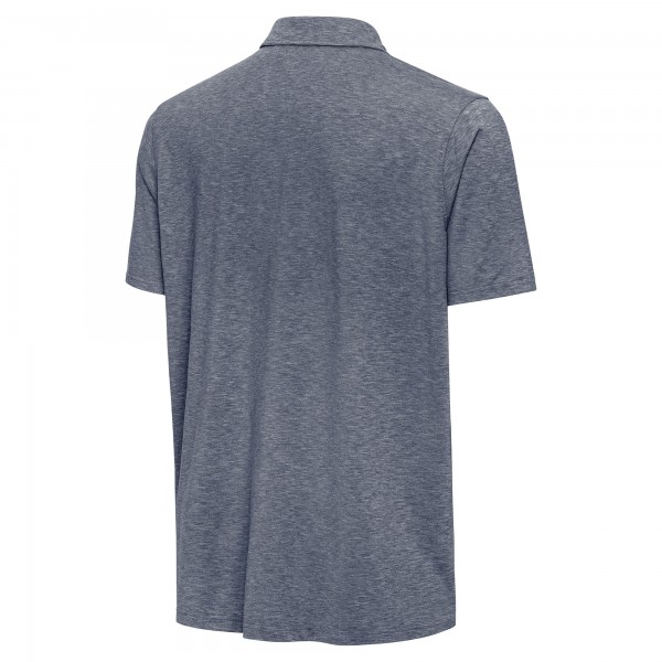 New York Yankees Antigua Heather Navy Dashing Polo