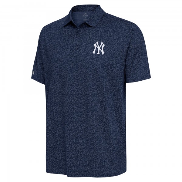 New York Yankees Antigua Navy Blooming Polo