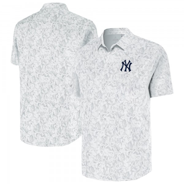 Рубашка с коротким рукавом New York Yankees Antigua White Lush