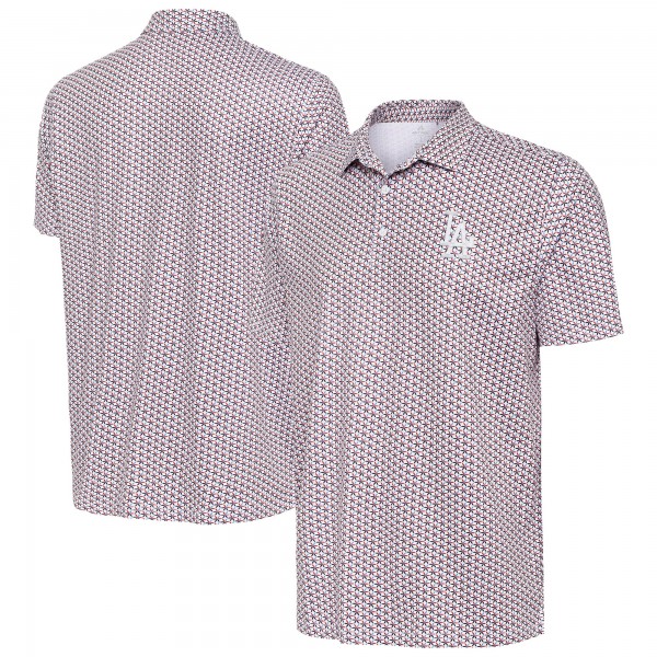 Los Angeles Dodgers Antigua White Star Polo