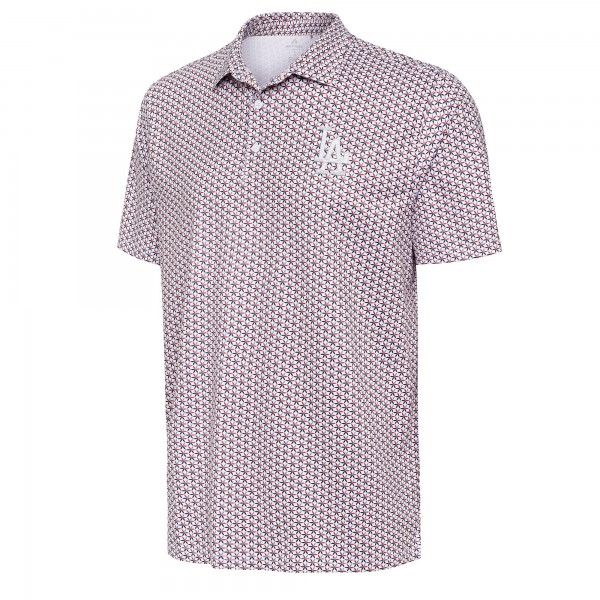 Los Angeles Dodgers Antigua White Star Polo