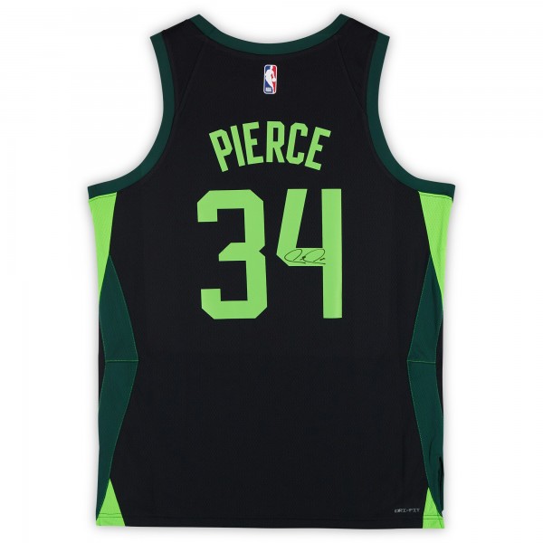 Paul Pierce Boston Celtics Autographed Fanatics Authentic Black Nike 2024-25 City Edition Swingman Jersey