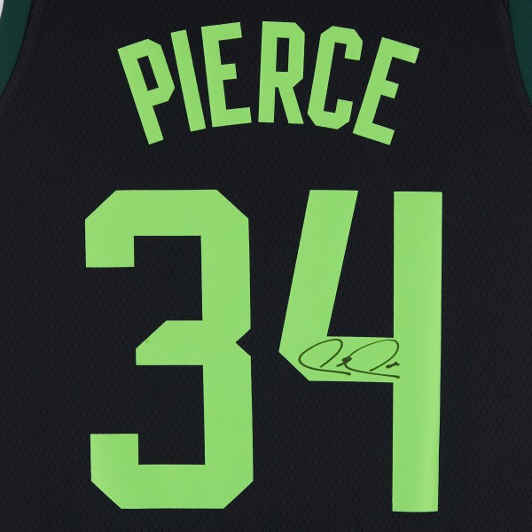 Paul Pierce Boston Celtics Autographed Fanatics Authentic Black Nike 2024-25 City Edition Swingman Jersey