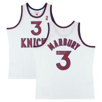 Stephon Marbury New York Knicks Autographed Fanatics Authentic Mitchell & Ness 2004-05 White Alternative Swingman Jersey