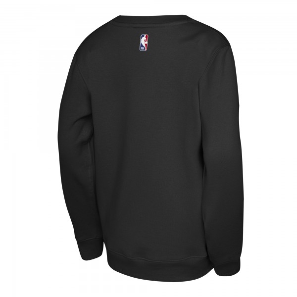 Подростковая Golden State Warriors Jordan Brand Black Courtside Statement Edition Sweatshirt