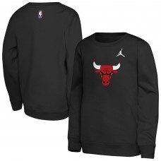 Подростковая Chicago Bulls Jordan Brand Black Courtside Statement Edition Sweatshirt
