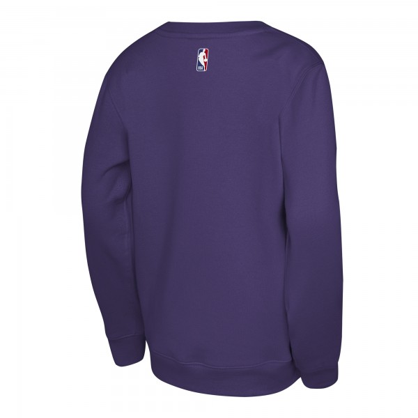 Подростковая Charlotte Hornets Jordan Brand Purple Courtside Statement Edition Sweatshirt