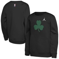 Подростковая Boston Celtics Jordan Brand Black Courtside Statement Edition Sweatshirt
