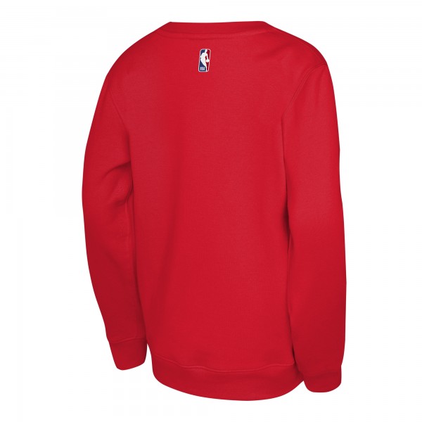 Подростковая Philadelphia 76ers Jordan Brand Red Courtside Statement Edition Sweatshirt