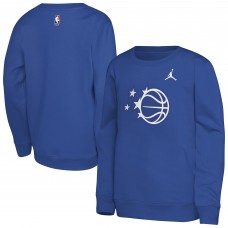 Подростковая Orlando Magic Jordan Brand Royal Courtside Statement Edition Sweatshirt