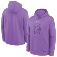 Подростковая Sacramento Kings Nike Purple 2025/26 City Edition Club Fleece Pullover Hoodie